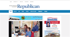 Desktop Screenshot of gasconadecountyrepublican.com